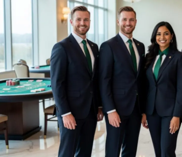 Zolmeraa Events team supporting casino-themed events across Canada